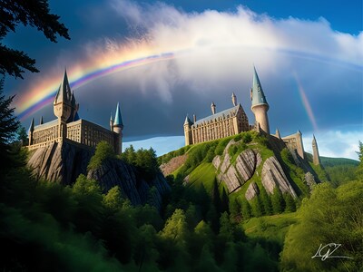 Wizarding Castle Print - image1